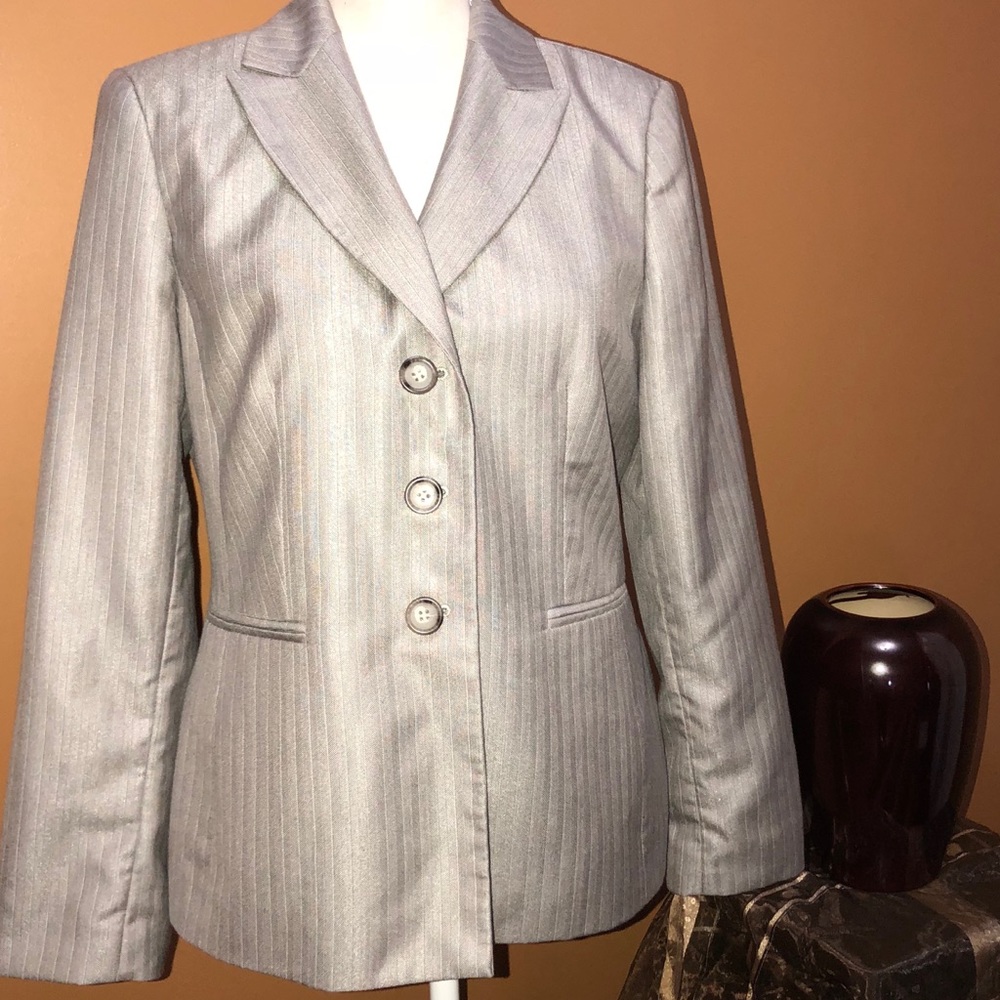 Jones New York Striped Blazer
